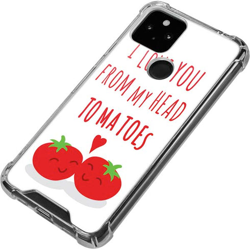 From My Head Tomatoes Google Pixel 5 Clear Case